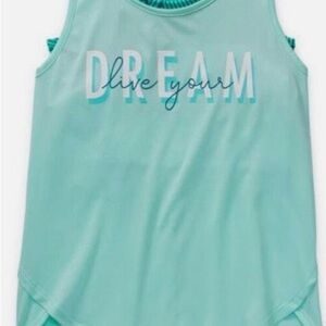🩵NWT🩵 GIRLS 2 PC RACERBACK QUICK DRY SUMMER DREAM TANK by XERSION SIZE XS 6-6x
